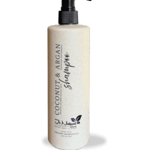 Coconut and Argan Shampoo only plant based ingredients with biodegradable wheat straw bottle
