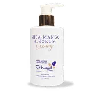 Live your best life with the ultimate luxury of our Shea, Mango and Kokum lotion with SPF 30 sun protection. Our plant-based formula is crafted with hand-picked, skin-loving ingredients to protect, nourish, heal, and leave your skin feeling absolutely stunning. Treat yourself to the best with J's Natural Beauty - your skin will thank you!